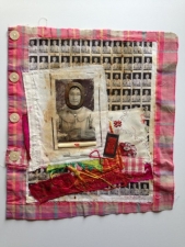 Mixed Media Fabric Collage