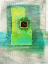 Surface Design - Dyed & Hand-stitched