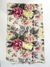 VIntage Floral Barkcloth